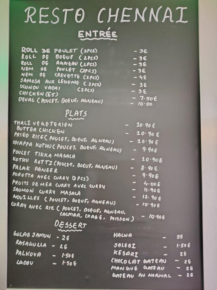 Resto Chennai - Menu Image 1